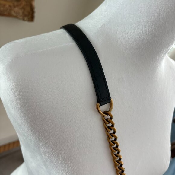 Louis Vuitton Calfskin New Wave Chain PM Black Crossbody Shoulder Bag Authentic - Picture 7 of 17